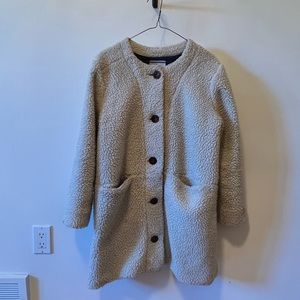 Oversized Sherpa jacket